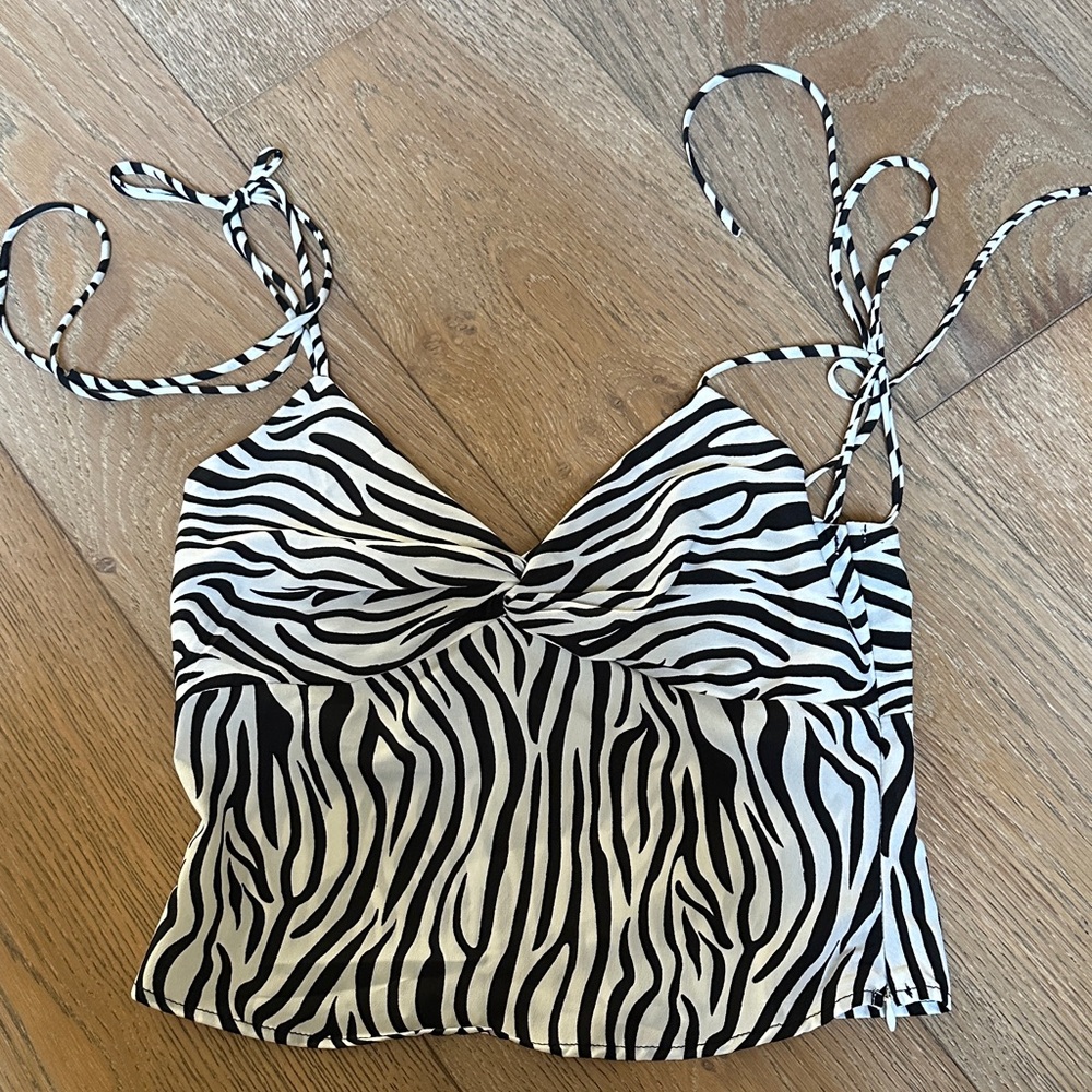 Zebra Print Women's Top